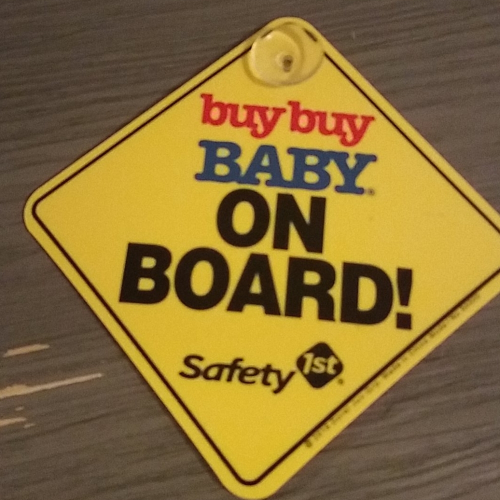 Baby on board car sign